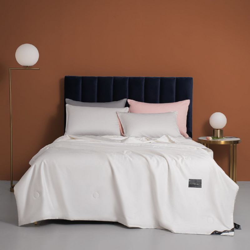纯色大豆涤纶夏季被子