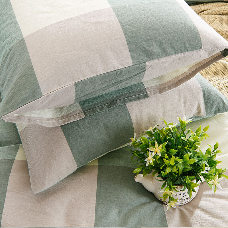Washed cotton duvet set