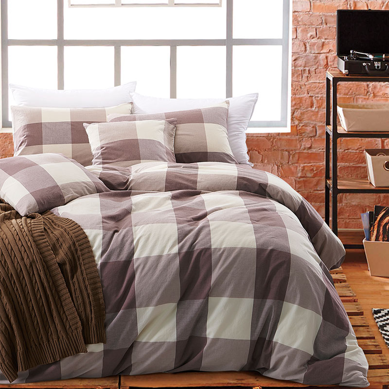 Solid color duvet set