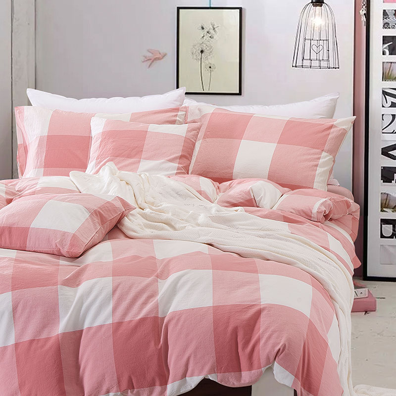 Washed cotton duvet set
