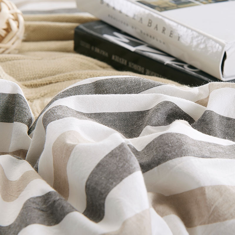 Washed cotton duvet set