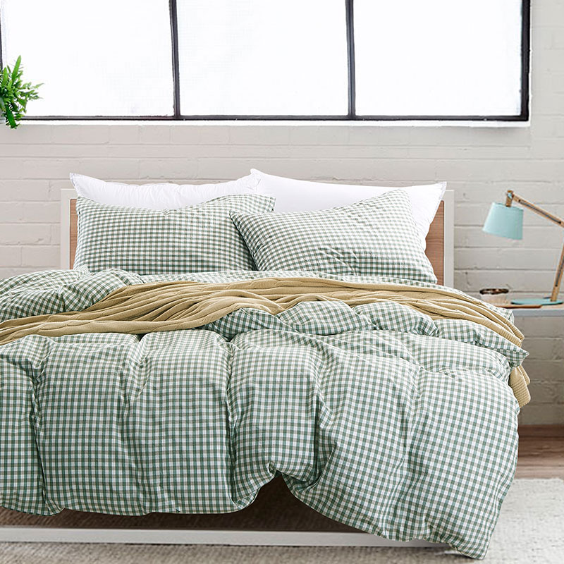 Solid color duvet set