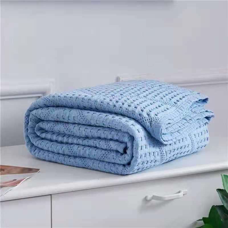 Pure color towel blanket