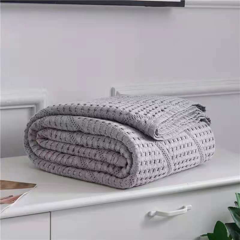 Knit towel blanket
