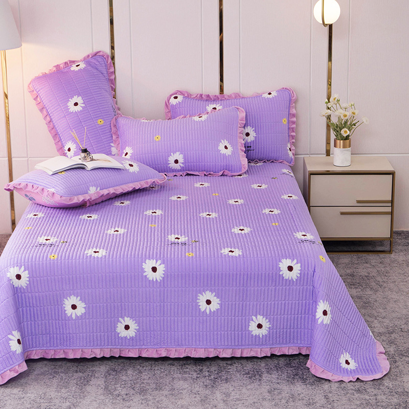 stripe bed cover
