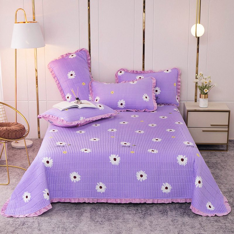 stripe bed cover